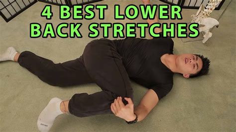 4 Best Lower Back Stretches For Pain Youtube