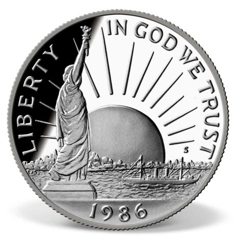 1986 Statue Of Liberty Half Dollar Coin American Mint