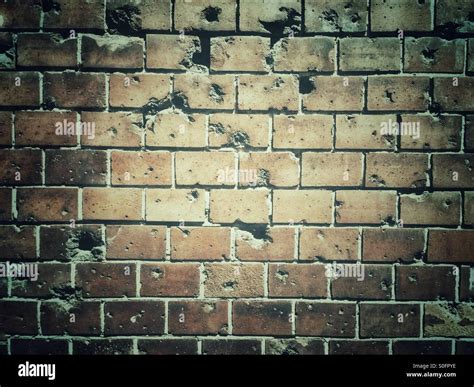 Bullet Holes From World War Two In A Brick Wall In Berlin Stock Photo