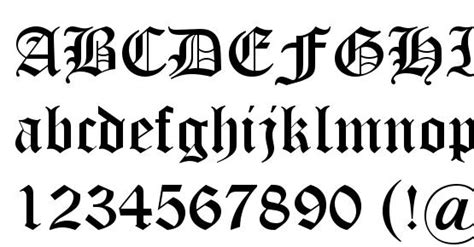 Old English Text Mt Font Download Free Legionfonts