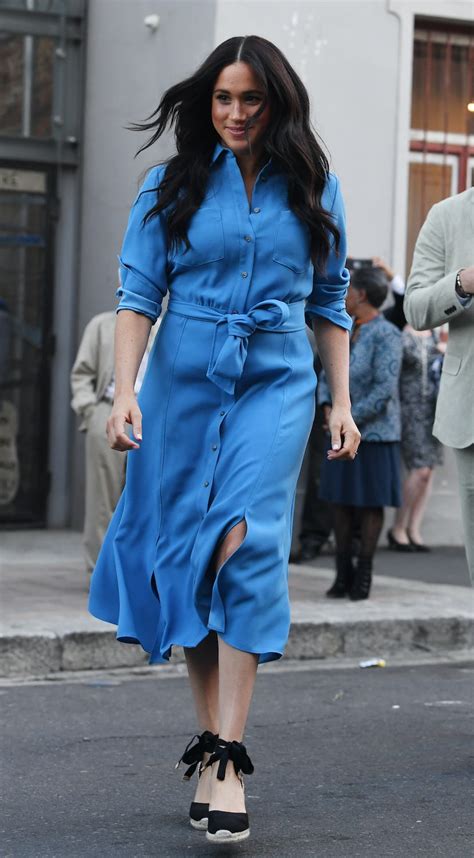 Meghan Markle Rewore A Blue T Shirt Dress From Her Royal Australian