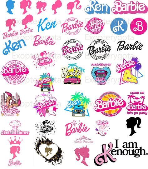 Barbie Svgs And Pngs Bundle Doll Svgs And Pngs Logo Cricut Etsy Australia