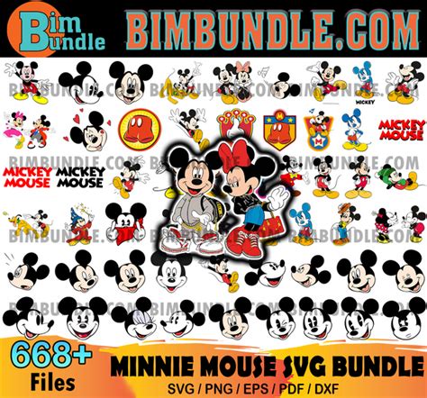 668+ Files Disney Mega Bundle Svg, Disney Svg, Minie mouse Svg in 2023