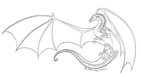 Nightwing Base Lineart By Am Aka Storm On Deviantart Wings Of Fire