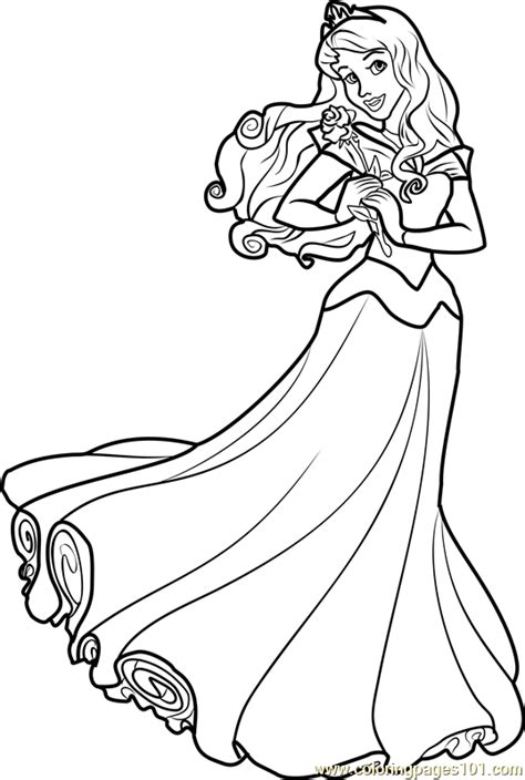 Snow white princess coloring pages. Princess Aurora Coloring Page - Free Disney Princesses ...