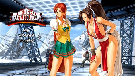 Neogeo Battle Coliseum Xbox 360 Story Mode Mai And Kisarah Youtube