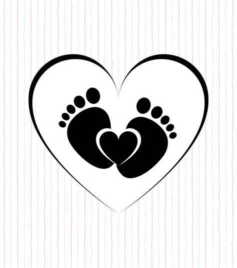 Baby Footprint Svg Baby Feet Svg Baby Svg Baby Footprints Etsy