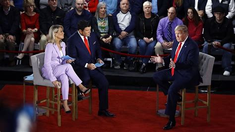 Trump At Fox News Town Hall Suggests Biden Is Incompetent Says He