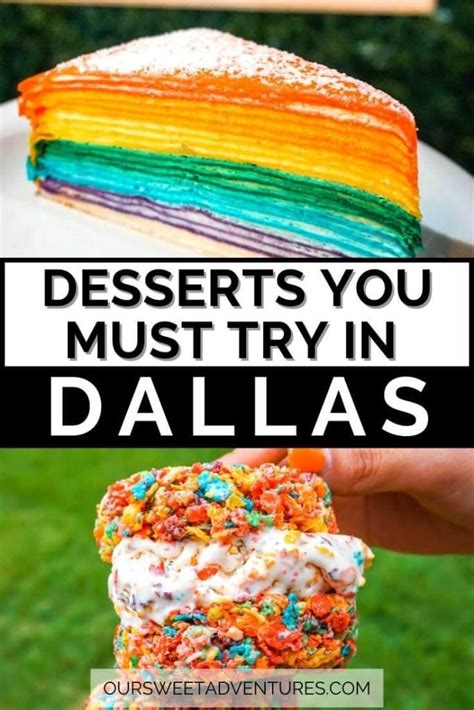 The Most Instagrammable Desserts In Dallas From A Local Dallas Food Texas Food Dessert Places
