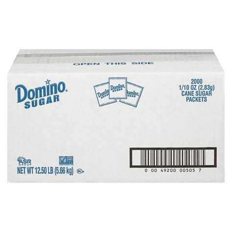 Domino Sugar Packets 2000 Ct