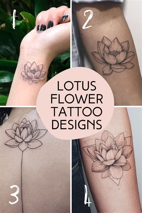 Lotus Flower Tattoo Ideas Meaning Tattoo Glee
