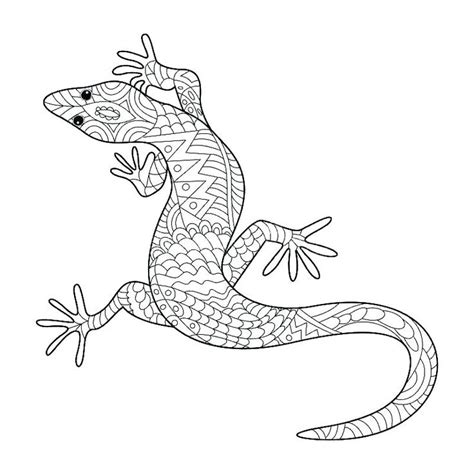 Click the leopard gecko coloring pages to view printable version or color it online (compatible with ipad and android tablets). Gecko Coloring Pages | Coloring books, Animal coloring ...
