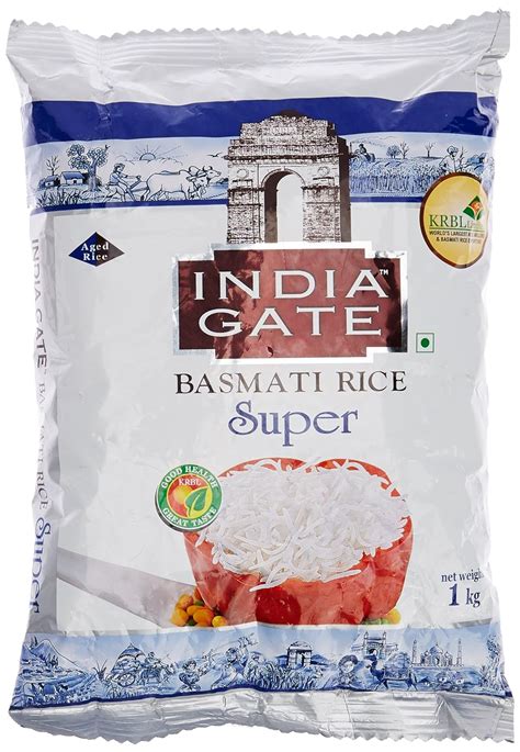India Gate Basmati Rice Super 1kg Grocery And Gourmet Foods