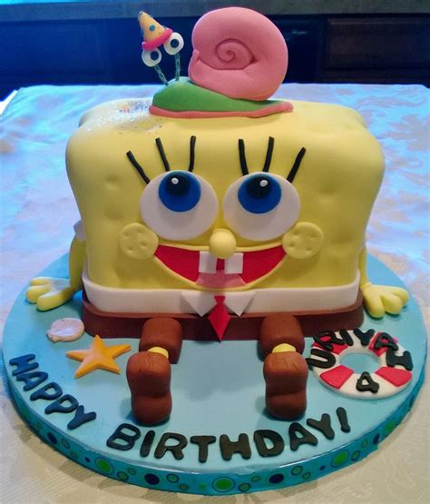 Spongebob Squarepants Cake Cake Cake Decorating Birthday Cake