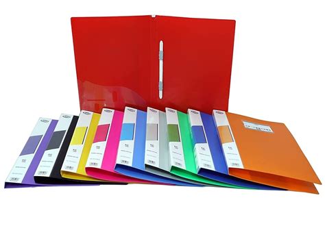 Saga Plastic Clip File Best For Full Scape Size Paper Opaque File