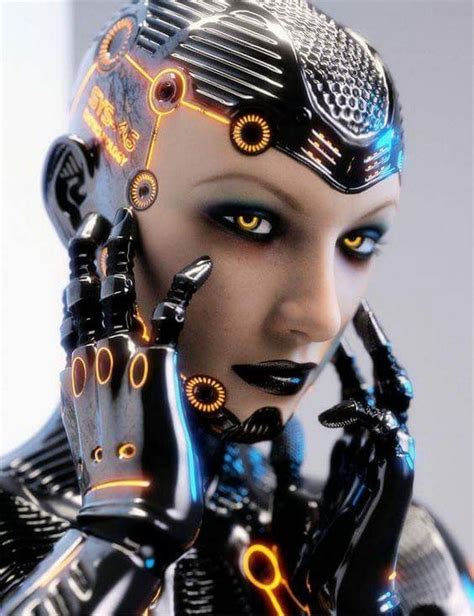 Фотография Cyberpunk art Cyborgs art Cyborg girl