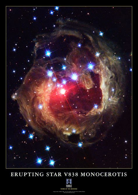 Erupting Star V838 Monocerotis Esahubble