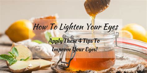 How To Lighten Your Eyes Apply These 4 Tips To Improve Your Eyes