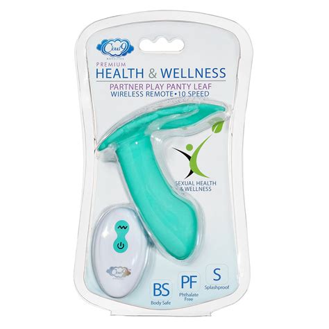 Partner Panty Leaf Vibrator With Remote Control Teal Shop