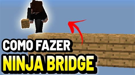 ️como Fazer Ninja Bridge No Minecraft Diagonalsubindoreta Ponte Do