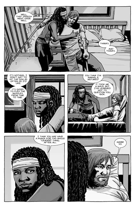 Rick And Michonne Walking Dead Comics Walking Dead Comic Book The