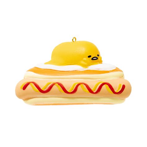 Sanrio Gudetama Lazy Egg Yolk Diner Slow Rising Squishy Toy Hotdog