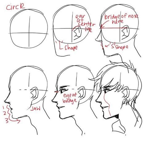 Anime Hairstyles Male Side View Male Shaved Hair How