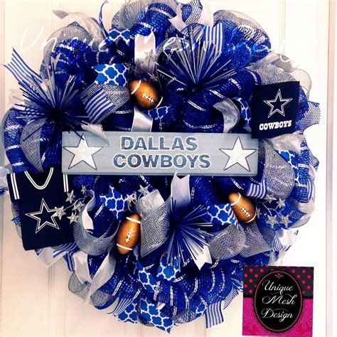Dallas cowboys Wreath | Dallas cowboys wreath, Dallas cowboys christmas, Cowboys wreath