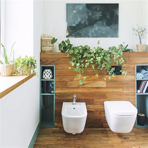 Le simple carrelage en carreaux blancs est idéal pour décorer les toilettes (source : Decoration De La Maison Deco Toilettes Bois - Idablogjals