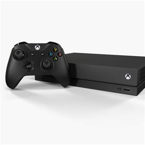 Restored Microsoft Xbox One X 1tb Console With Controller Black