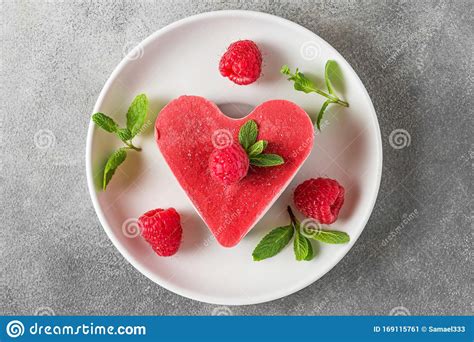 Valentines Day Dessert Heart Shaped Raw Vegan Red Cake With