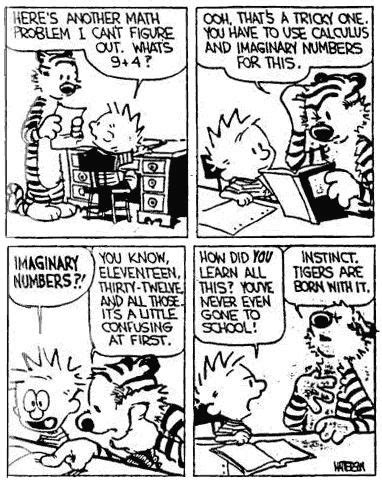 The Funniest Calvin And Hobbes Ever Calvin And Hobbes Calvin And Hobbes Comics Math Humor