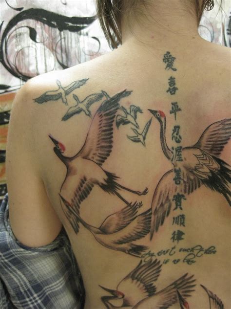 Japanese Crane Tattoo Custom Tattoo By Kai Smart Primary C Flickr