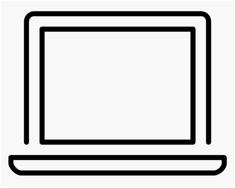 Laptop Computer Screen Icon Png Clipart , Png Download - Laptop Icon