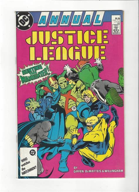 Justice League Annual 1 1987 Dc Comics Copper Age Nm Comic Books