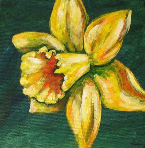 Clare Sherwen Daffodil Artists And Illustrators Original Art For