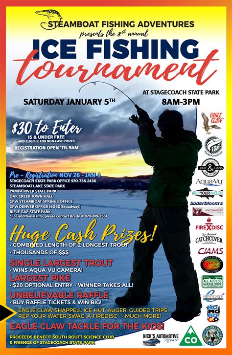 Steamboat 8th Annual Ice Fishing Tournament 152019 Colorado