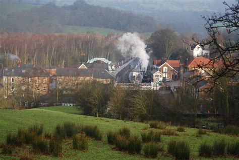 Grosmont Village And Railway Station © N Chadwick Cc By Sa20