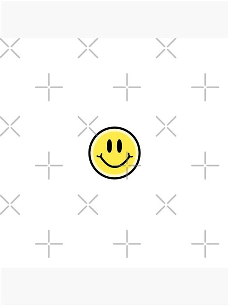 Smiley Face Sticker Pack Poster By Carriejng Redbubble