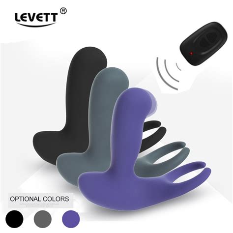 Levett Rechargeable Wireless Remote Control Vibrating Prostate Massager