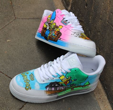 Anime Air Force 1 Etsy These Customs Are Hand Painted By Me If You