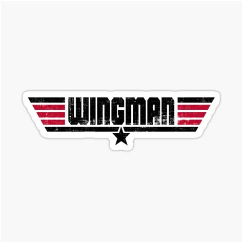 Wingman Sticker For Sale By Darksmack Redbubble