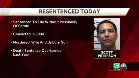 Scott Peterson Is Resentenced To Life In Prison Youtube