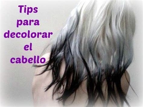 Ante todo ten en cuenta que después de la decoloración tendrás que cuidar el pelo más que nunca. Tips para decolorar el cabello y no fallar en el intento ...
