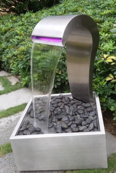 China Stainless Steel Garden Pool Fountain Waterfall Pond Cascade