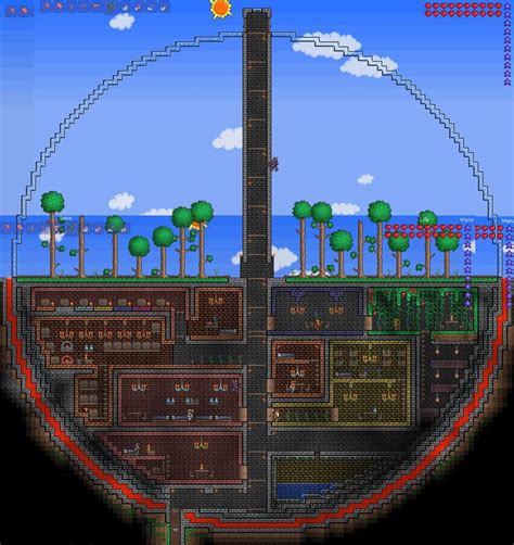 Terraria Circle Guide Pixel Circle And Oval Generator For Help