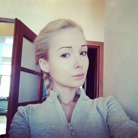 Real life barbie without makeup. Human Barbie Valeria Lukyanova Uploads Pictures of Herself ...