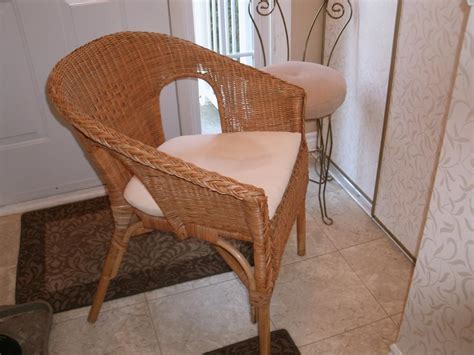 Create a natural look with rattan and wicker armchairs that are comfortable and functional, coming in many styles and sizes. IKEA WICKER CHAIR WITH CUSHION Nepean, Ottawa