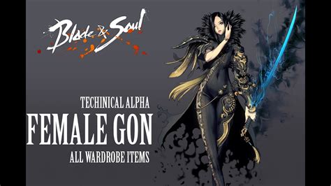Blade And Soul All Costumes Female Gon Youtube