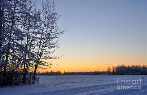 Alaska Winter Sunset Photograph By Gary Whitton Fine Art America
